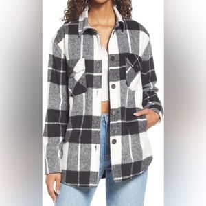 Nordstrom Thread & Supply Plaid Flannel Shacket Size M